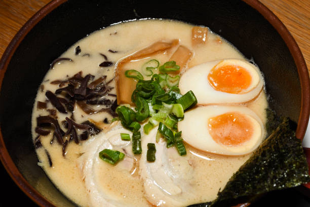istock Asian noodle soup, with chicken 1221150090