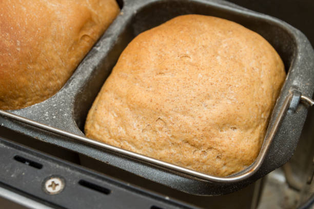 istock Homemade bread is baked in a bread maker 1221161959