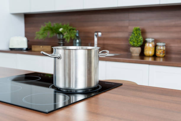 istock saucepan on a stove with pasta in a white kitchen 1221162482