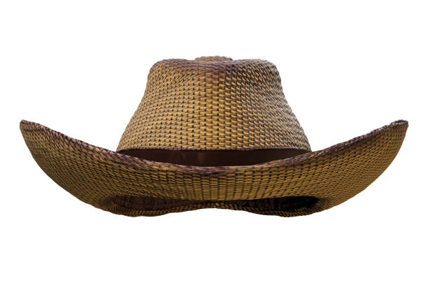 Brown Cowboy Hat isolated on white
