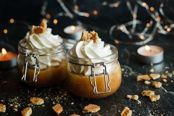 istock Delicious dessert in a jar 1221164169