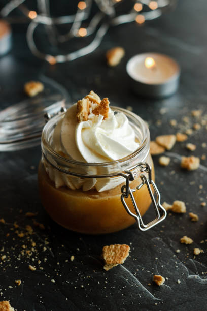 istock Delicious dessert in a jar 1221164191