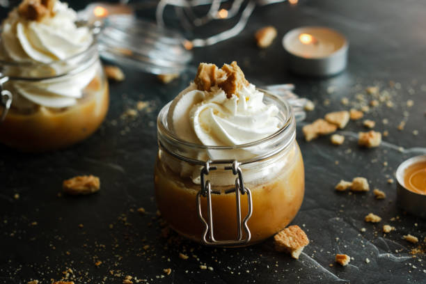 istock Delicious dessert in a jar 1221164240