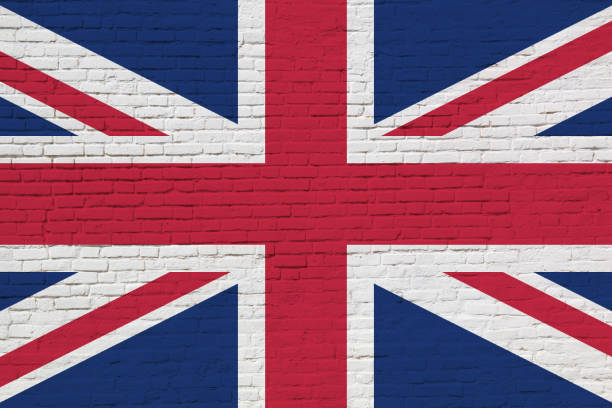istock United Kingdom flag painted on brick wall 1221167033