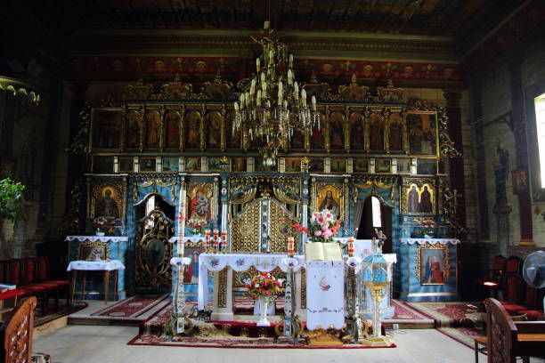 istock Wooden Orthodox church 1221169861