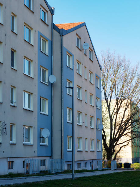 istock Residential apartment flat house building 1221170303