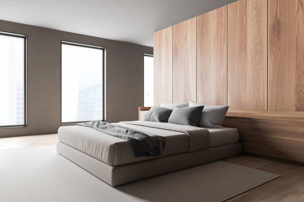 istock White and wooden master bedroom corner 1221178286