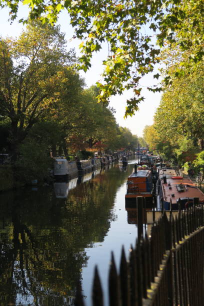 istock Walk along the canals of London 1221179610