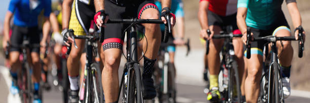 istock Cycling competition,cyclist athletes riding a race 1221179668