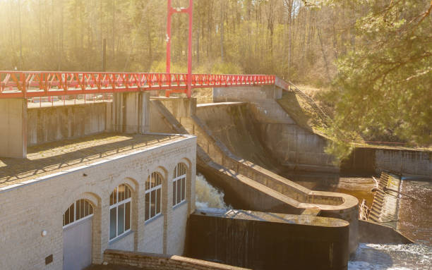 istock Small hydroelectric power station in Estonia. 1221184008
