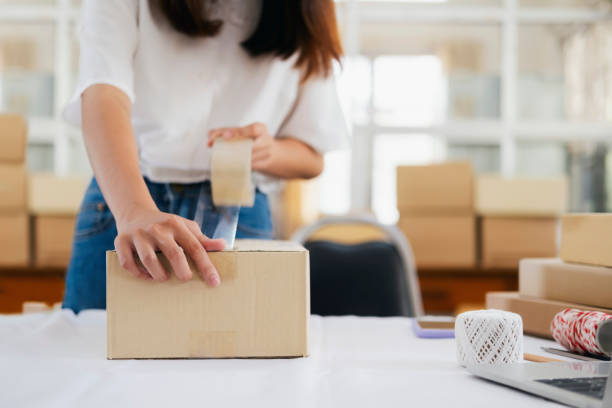 istock Online small business owner. 1221192361