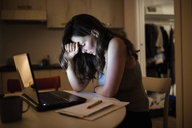 istock Businesswoman working from home office 1221193177
