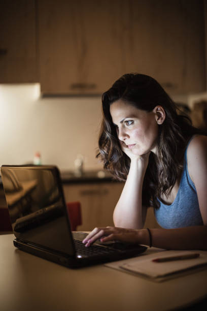 istock Businesswoman working from home office 1221193178
