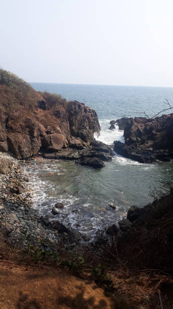 istock Wild Stormy Coastline Before ,March - 2020 ,Storm High, Density Range Stock Photos 1221194884