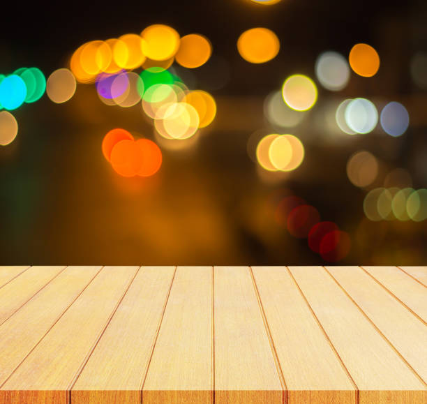 istock Look out from the wood table 1221195933