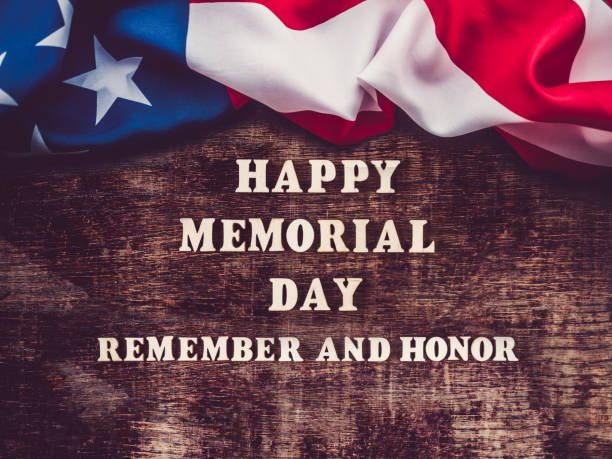 istock Memorial Day. Beautiful greeting card. Close up 1221198299