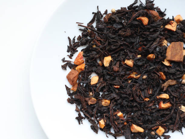 istock Black tea with cinnamon, orange and cloves 1221202051
