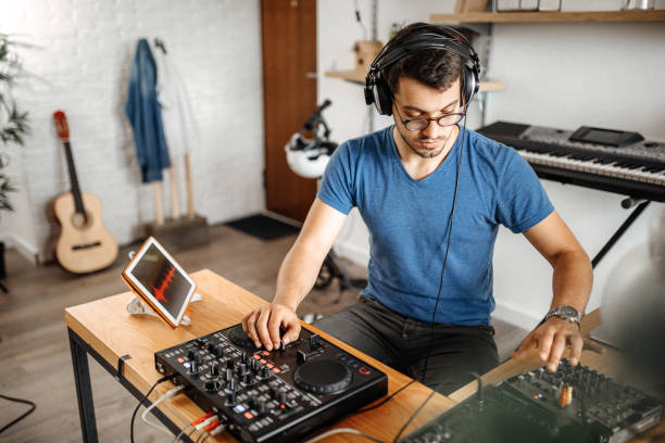 istock I am enjoying music at my home 1221202479