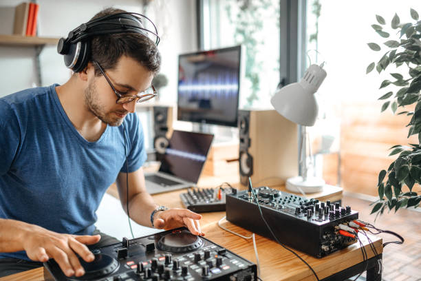 istock I am enjoying music at my home 1221203109