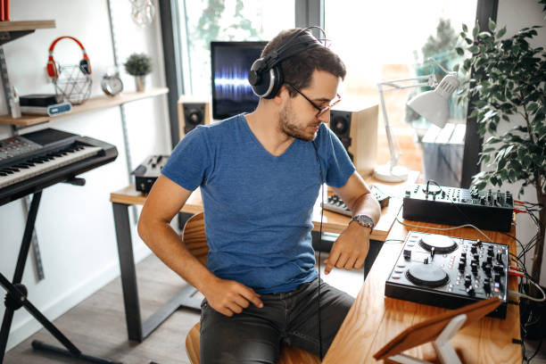 istock I am enjoying music at my home 1221203989
