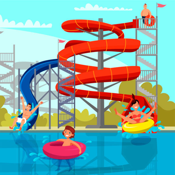 Amazing Aqua Park For Adult And Kid Recreation Stock Illustration - Download Image Now - Water Park, Riding, Family - iStock Amazing Aqua Park For Adult And Kid Recreation Stock Illustration - Download Image Now - Water Park, Riding, Family - iStock