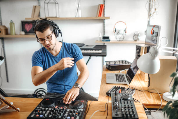 istock I am enjoying music at my home 1221204327