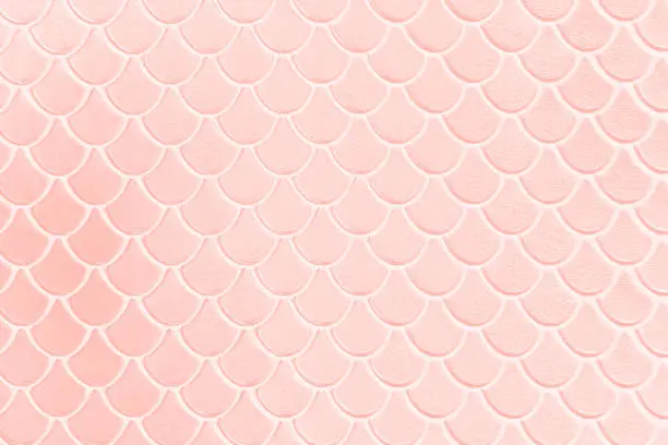 Background Millennial Pink Pale Mermaid Pattern Pastel Texture Abstract Fish Dragon Reptile Dinosaur Scale Snake Skin Pearl Shiny Toned Macro Photography Copy Space Design template for presentation, flyer, card, poster, brochure, banner