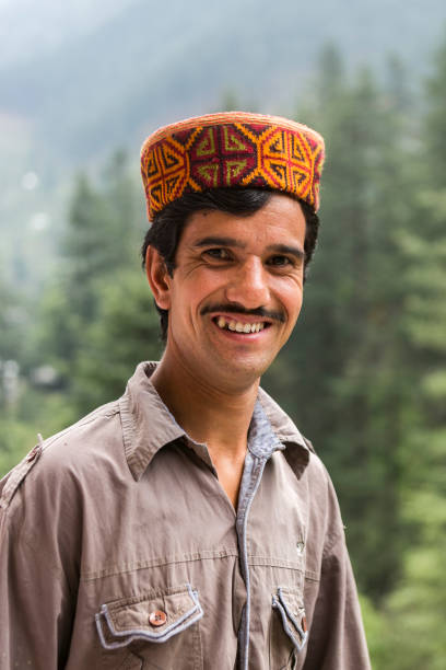 istock a happy man portrait with traditional himachali cap 1221208487