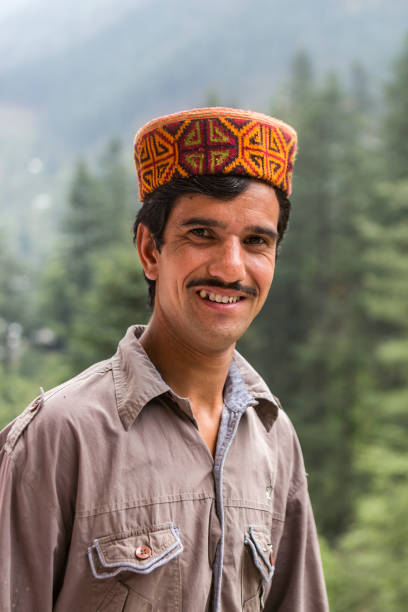 istock a happy man portrait with traditional himachali cap 1221208749