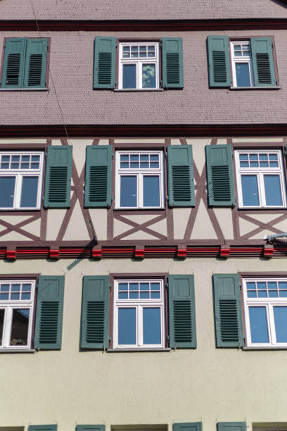 istock facades of historical framework buildings 1221211888