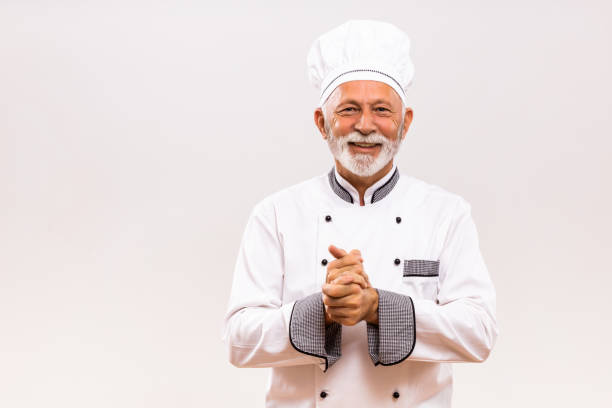istock Senior chef preparing to cook 1221212171