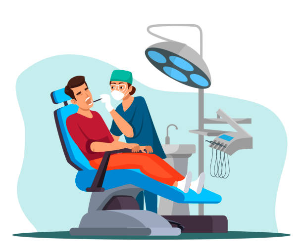 Ilustración de Ilustración De Caracteres Vectoriales Del Concepto De  Odontología y más Vectores Libres de Derechos de Dentista - iStock