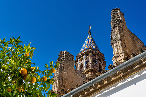 The San Miguel church in the old town of Jerez de la Frontera in Andalusia, Spain