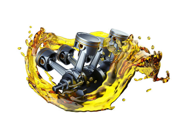 3D illustration of parts in car engine with lubricant oil on repairing 3D illustration of parts in car engine with lubricant oil on repairing gearshift photos stock pictures, royalty-free photos & images
