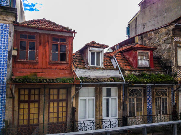 istock Typical facade of Porto with Azulejos. 1221222693