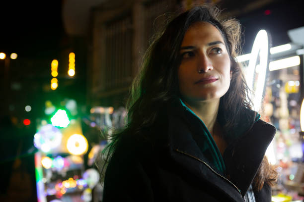 istock Young woman at street 1221223751