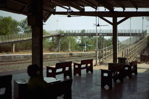 Photo of Indian Railway Station.