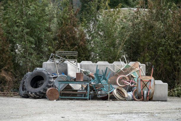 istock Collection of various large items stored outside 1221231422