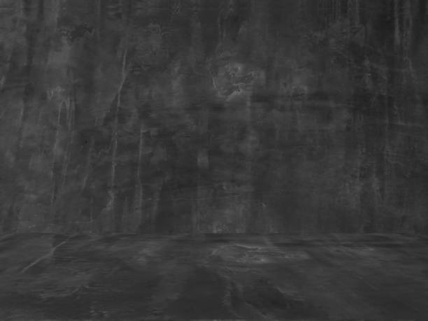 istock Old black background. Grunge texture. Dark wallpaper. Blackboard. Chalkboard. Concrete. 1221236302