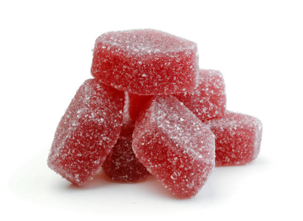 istock Marmalade sweets isolated on a white background. 1221236881