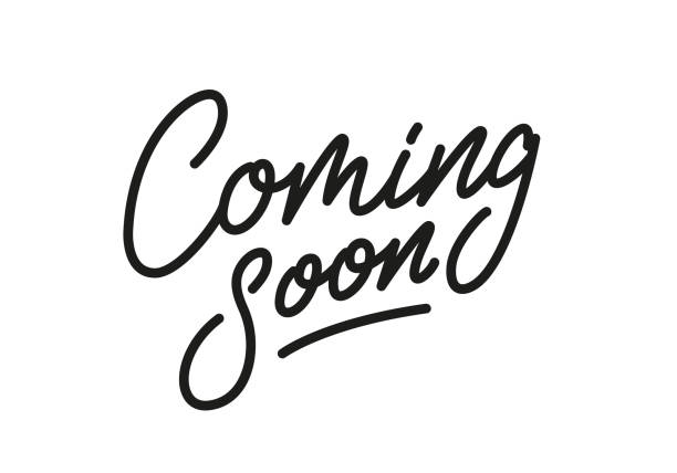 Coming Soon Lettering Coming Soon For Promotion Advertisement Sale  Marketing Stock Illustration - Download Image Now - iStock
