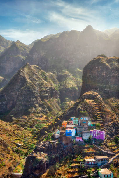 istock Hiking path in Santo Antao, Cape Verde 1221241085