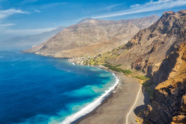 istock Hiking path in Santo Antao, Cape Verde 1221241110