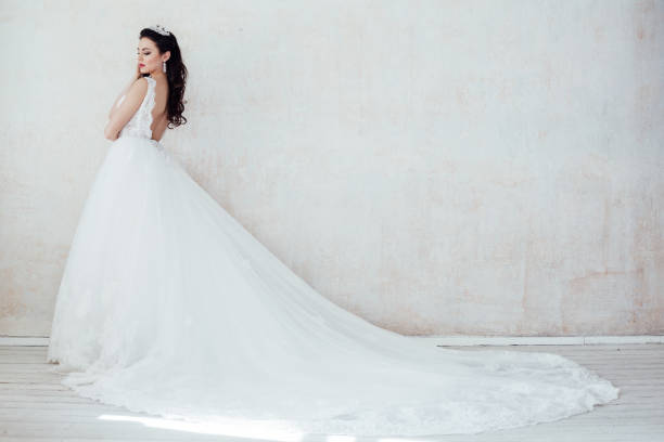 istock bride in white dress wedding before wedding 1221241852