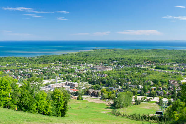Blue Mountain Village in the summer
