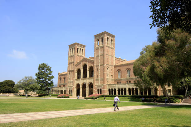 Royce Hall at UCLA - University of California, Los Angeles Los Angeles, United States - July 02, 2012: Royce Hall at UCLA - University of California, Los Angeles. ucla photos stock pictures, royalty-free photos & images