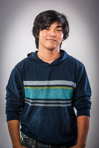istock Portrait of asian young man in studio 1221250304