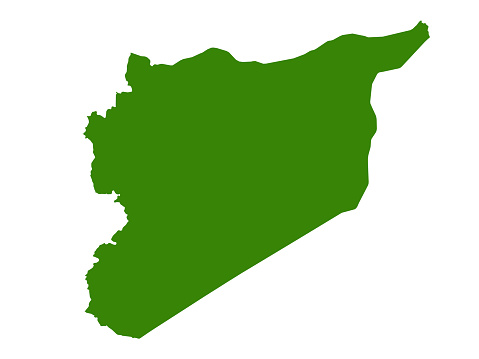 vector illustration of Syria map