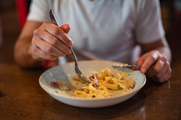 istock Close up of pasta. 1221253919