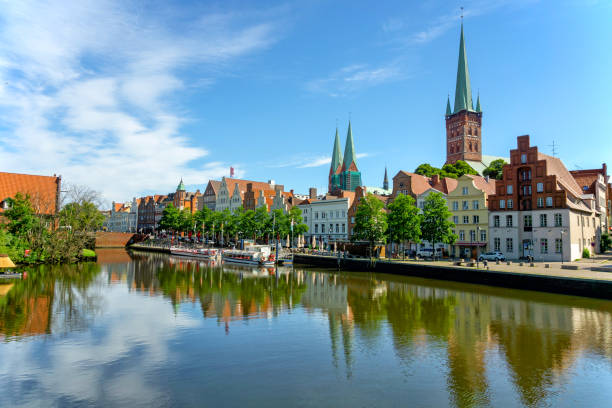 istock Old town of Lubeck 1221257127